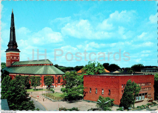 Vasteras - Domkyrkan och Biblioteket - cathedral - library - 1 - 74/23 - Sweden - unused - JH Postcards