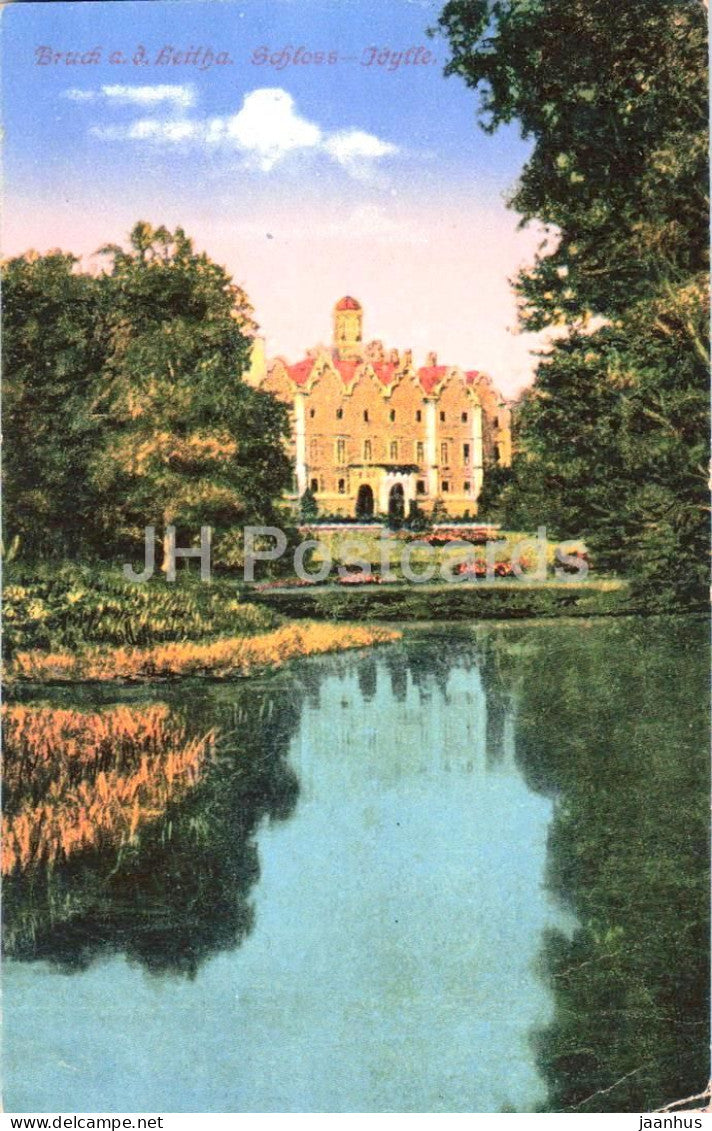 Bruck a. d. Leitha. Schloss Idylle - castle - No. 15216 - old postcard - 1921 - Austria - used - JH Postcards