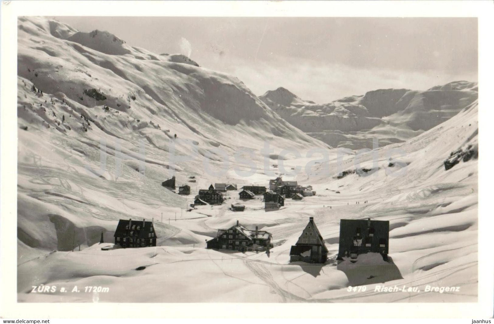 Zurs a. A. 1720 m - Nr. 3479 - old postcard - Austria - unused - JH Postcards