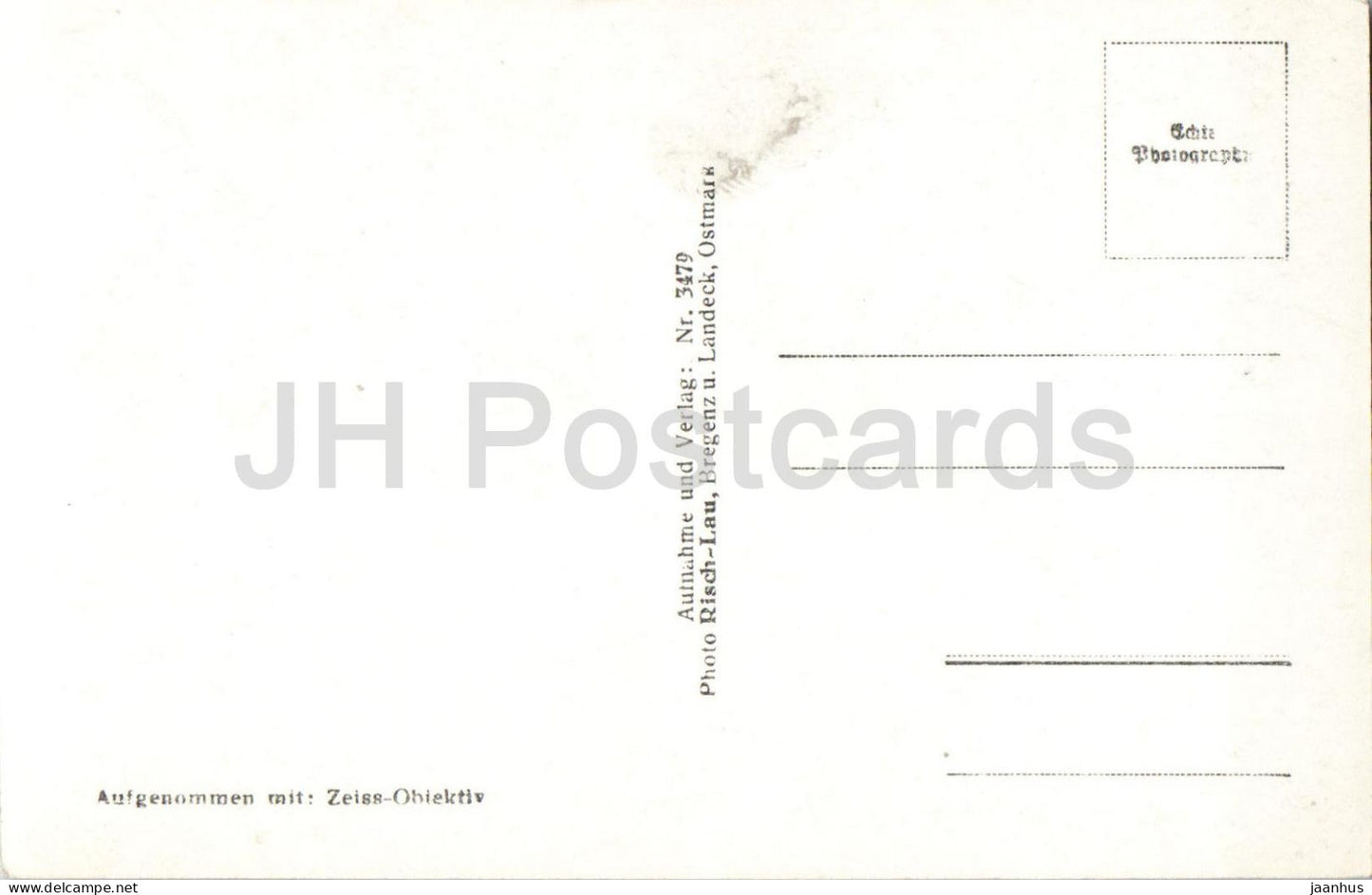 Zurs a. A. 1720 m - Nr. 3479 - old postcard - Austria - unused