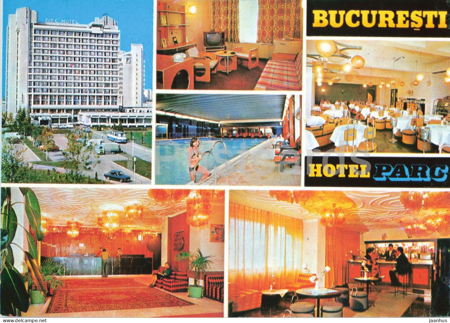 Bucharest - Bucuresti - hotel Parc - interior - multiview - 14961 - Romania - unused - JH Postcards