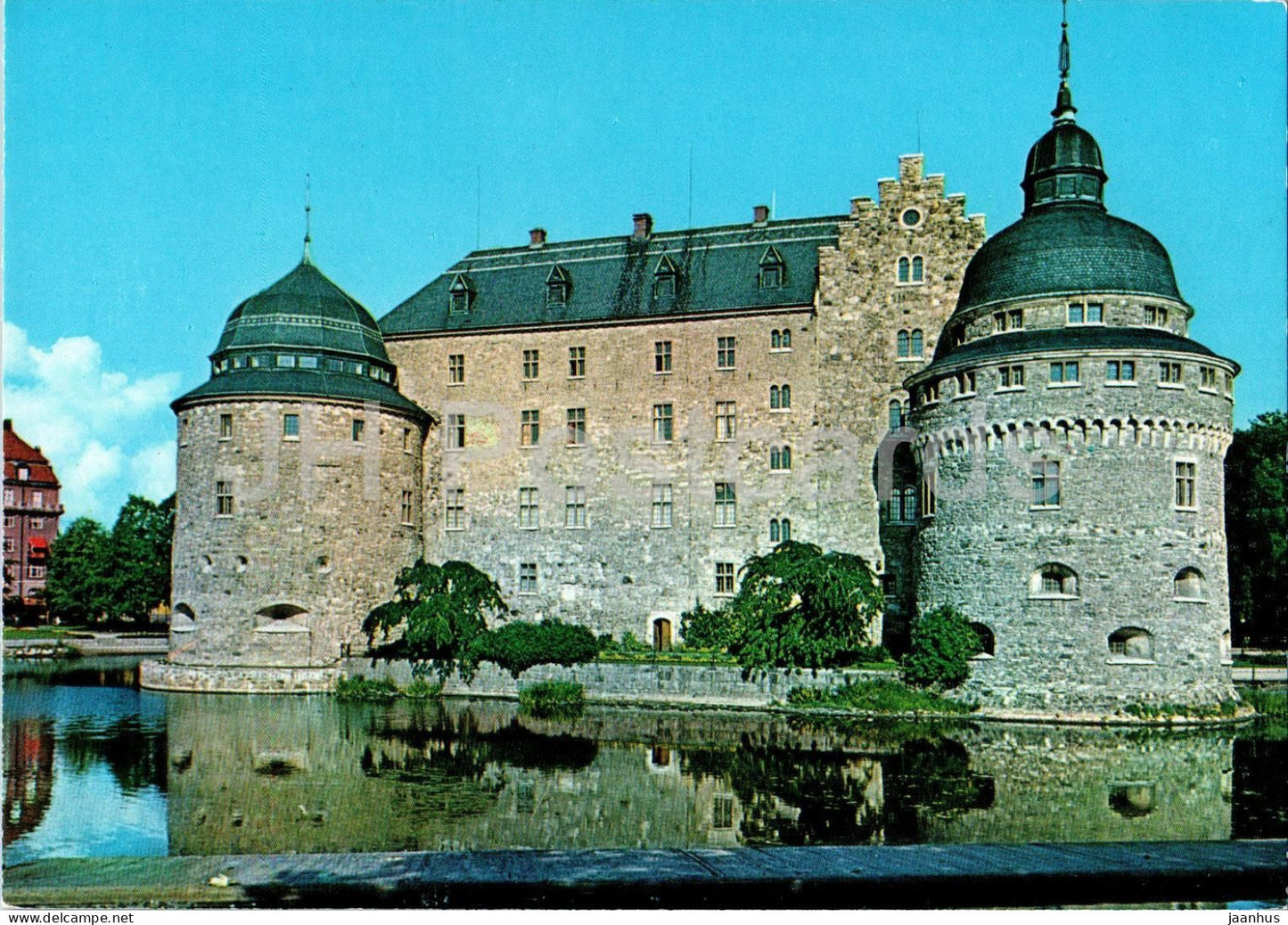 Orebro Slottet - castle - 1791 - Sweden - used - JH Postcards