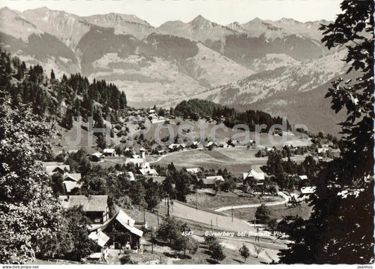 Burserberg bei Bludenz - Vlbg. - Vorarlberg - village panorama - mountains - 4847 - old postcard - Austria - unused - JH Postcards