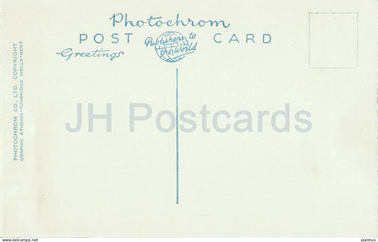 Cheddar - Rocher des Âges - Burrington Combe - 58155 - Carte postale ancienne - Royaume-Uni - Non utilisée 
