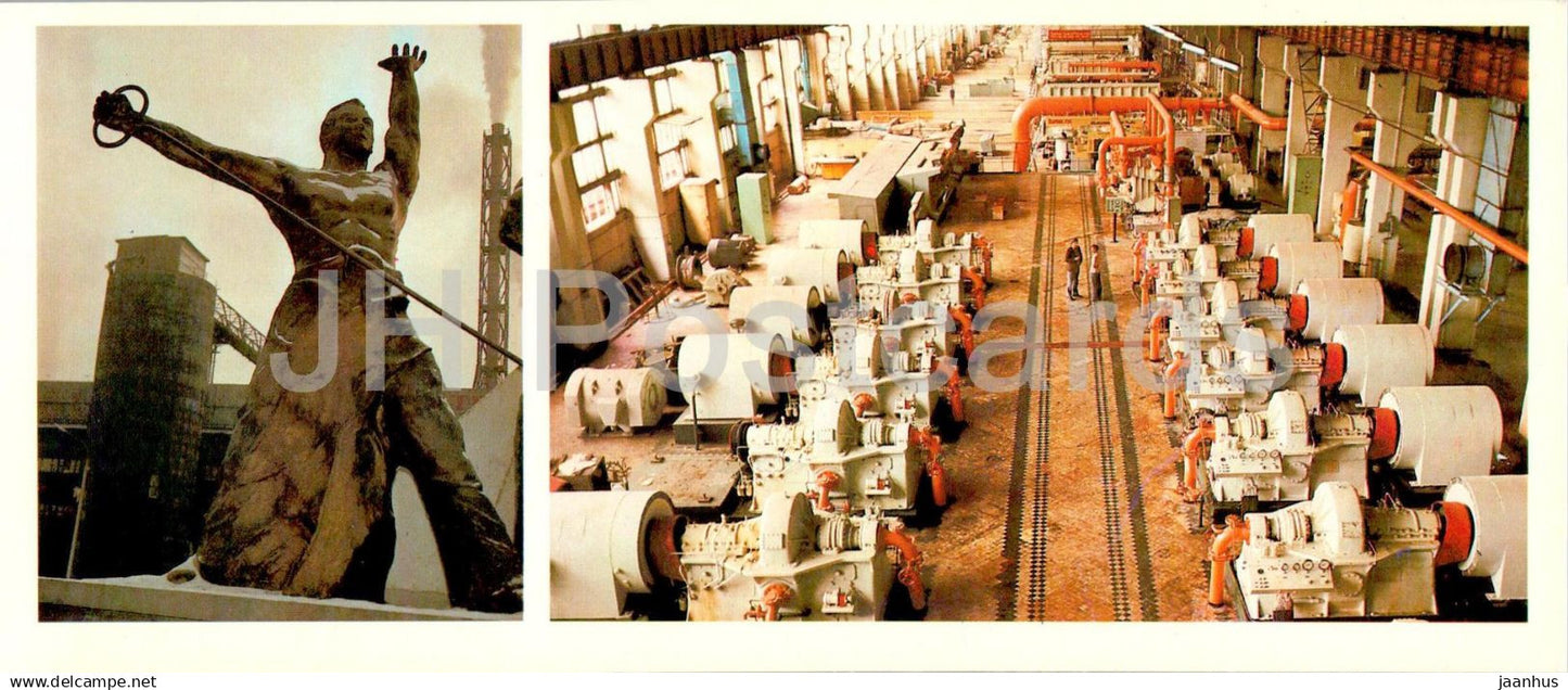 Bratsk - Bratsk Aluminium Plant - Timber industry complex - 1 - 1981 - Russia USSR - unused - JH Postcards