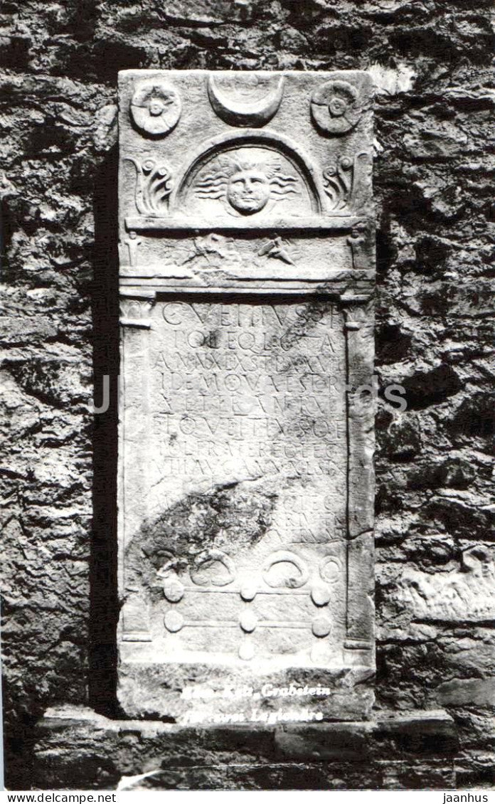 Ausgrabung des Landes Karnten auf dem Magdalensberg - Grabstein - tombstone - ancient world - 2261 - Austria - unused - JH Postcards