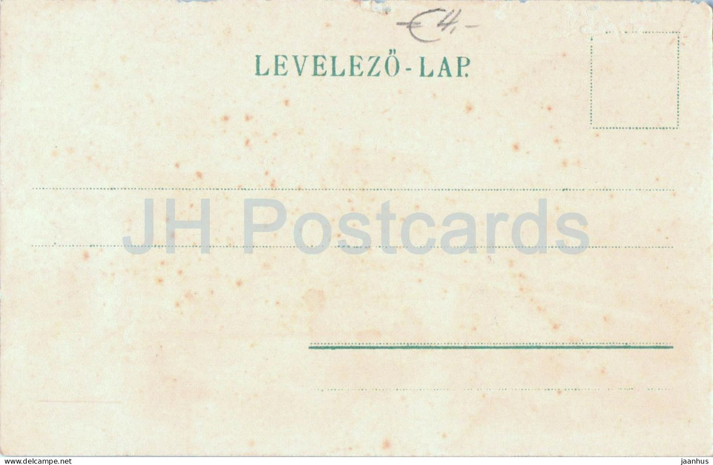 Budapest Lanczhid - Kettenbrucke - Chain Bridge - Danube - 71 - old postcard - Hungary - unused