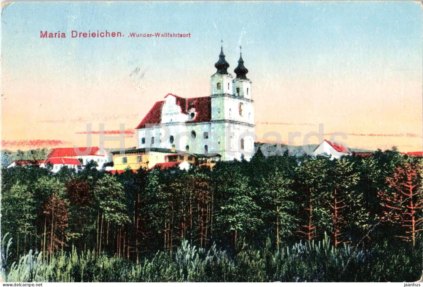 Maria Dreieichen - Wunder Wallfahrtsort - church - No. 12603 - old postcard - 1916 - Austria - unused - JH Postcards