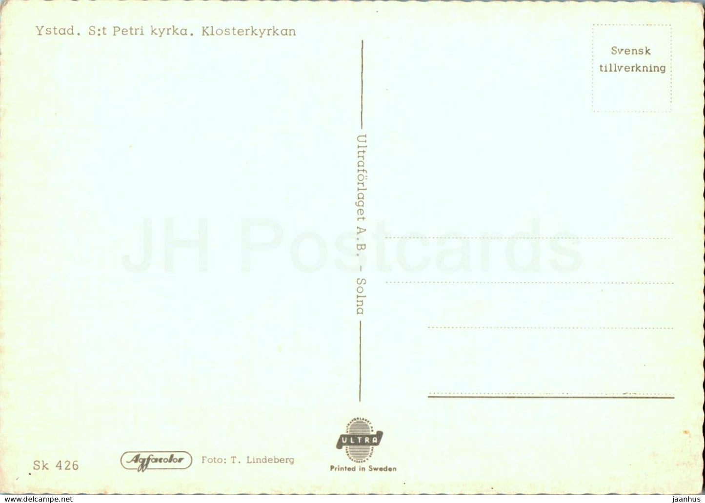 Ystad - St Petri kyrka - Klosterkyrkan - church - 1 - 426 - Sweden - unused