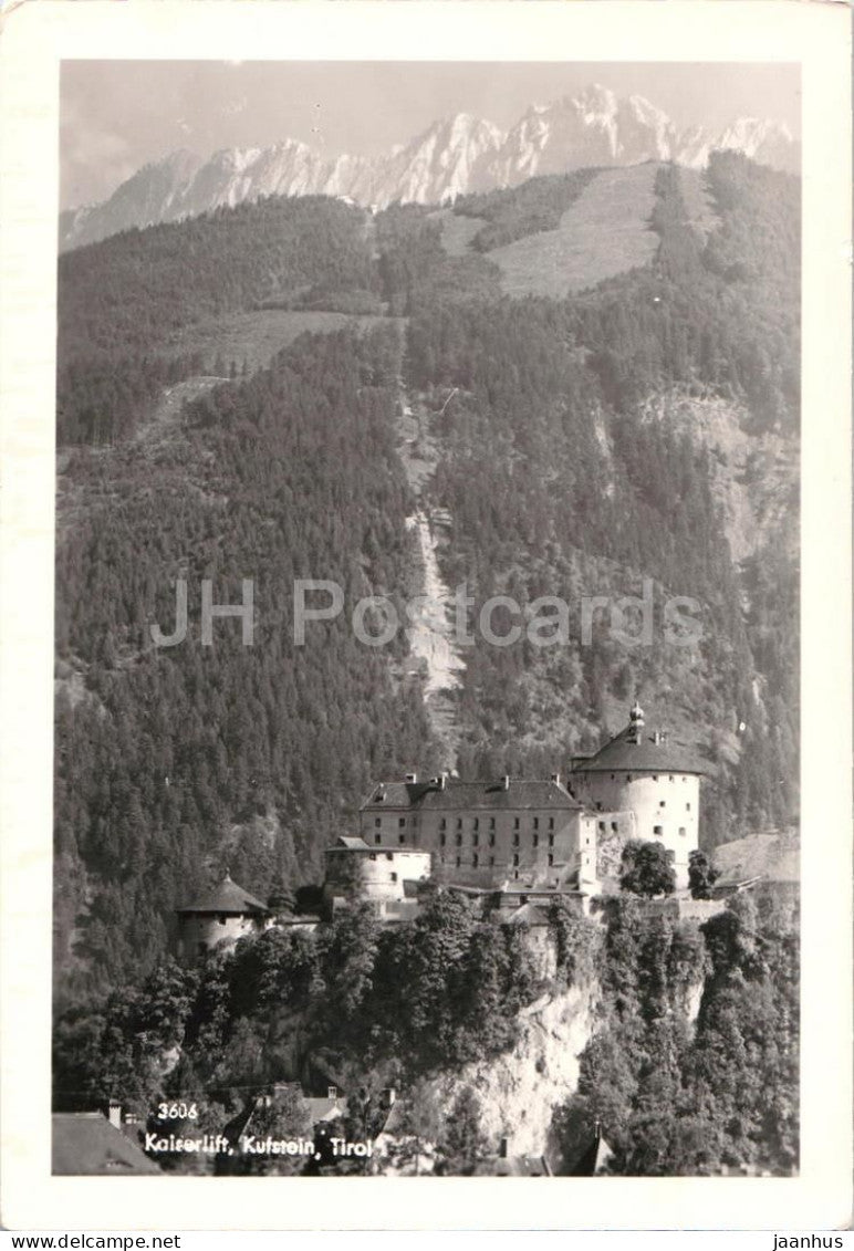 Kaiserlift - Kufstein - Tirol - mountains - alpine scenery - 3606 - old postcard - Austria - unused - JH Postcards