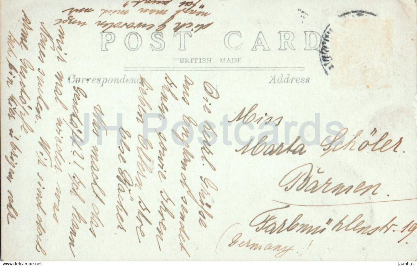 The Fishing Temple - Virginia Water - lake house - reflection - old postcard - England - United Kingdom - used