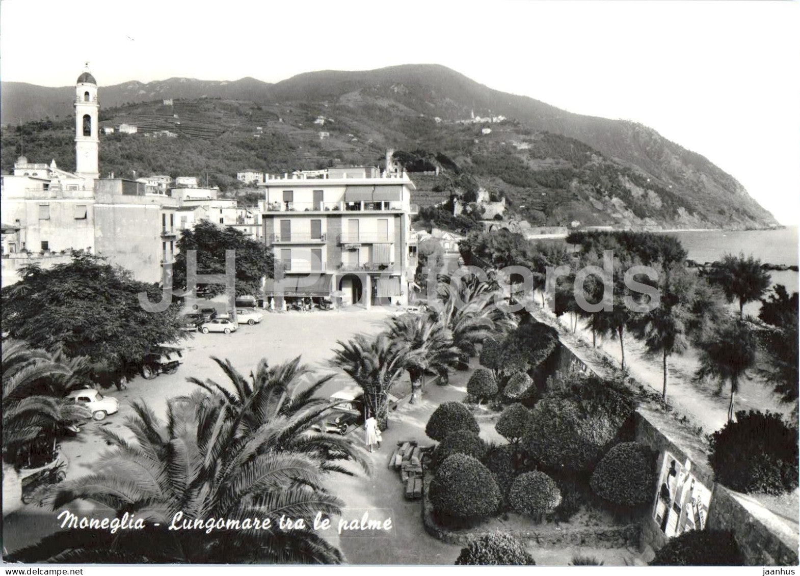 Moneglia - Lungomare tra le palme - Seafront among palm trees - 4249 - 1964 - Italy - used - JH Postcards
