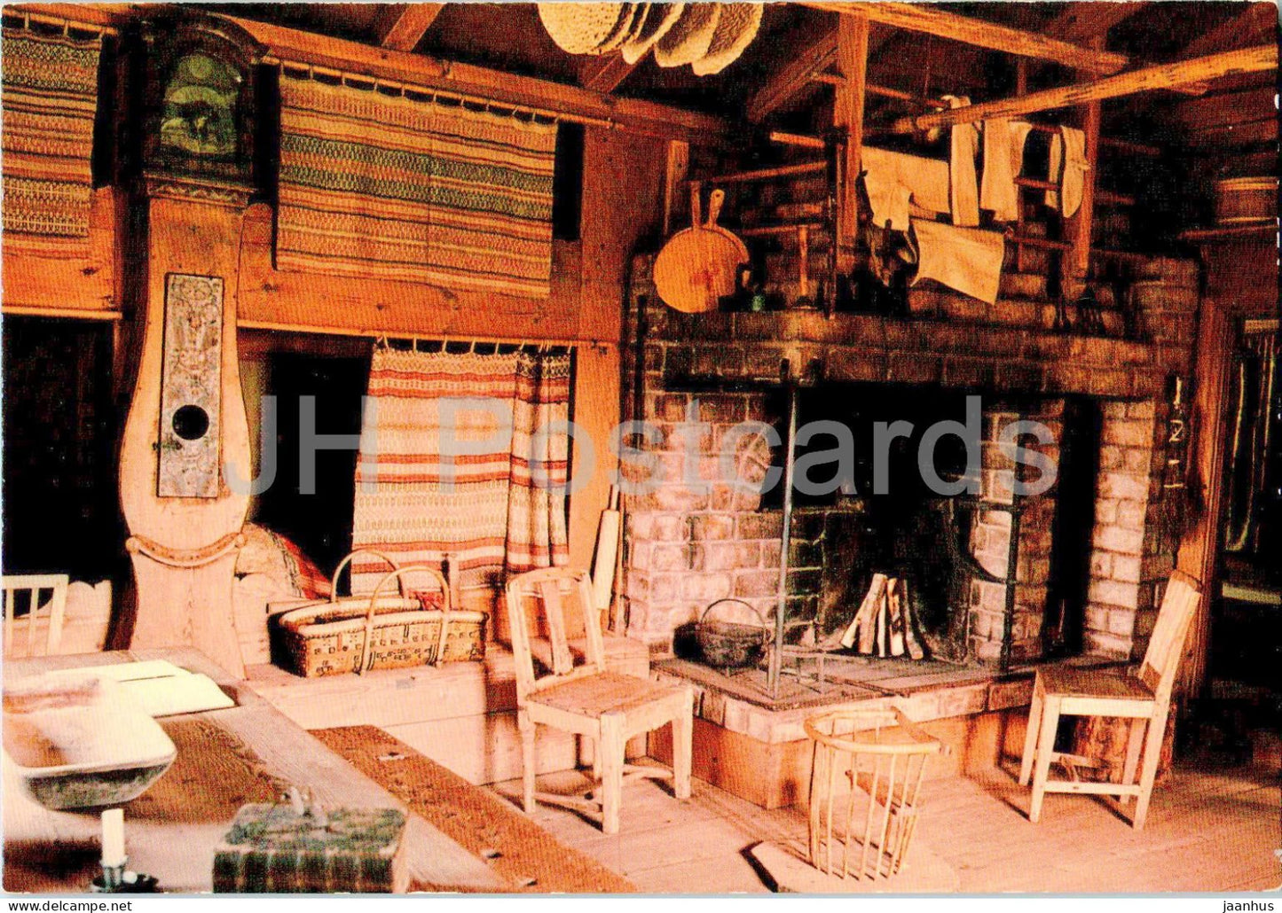 Interior fran Gammelgarden I Siljansnas - 543 - Sweden - unused - JH Postcards