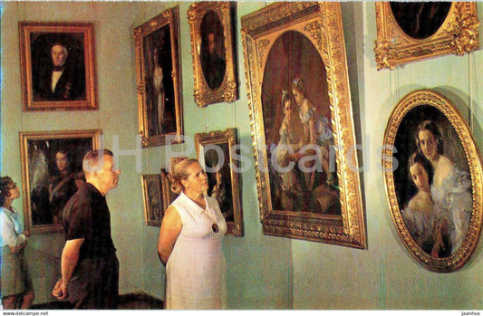 Penza - in one of the halls of the Savitsky gallery - 1 - 1975 - Russia USSR - unused - JH Postcards