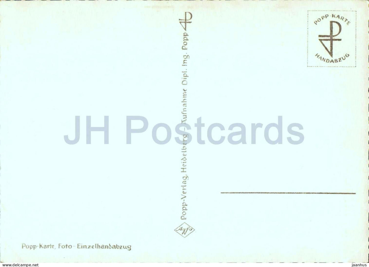 Die Alpspitze im Wettersteingebirge - mountain peak - alpine landscape - 2310 - old postcard - Germany - unused