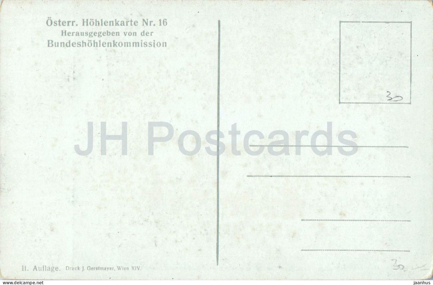 Dachstein Rieseneishohle bei Obertraun - Partie aus dem Parzivaldom - cave - Nr. 16 - old postcard - Austria - unused