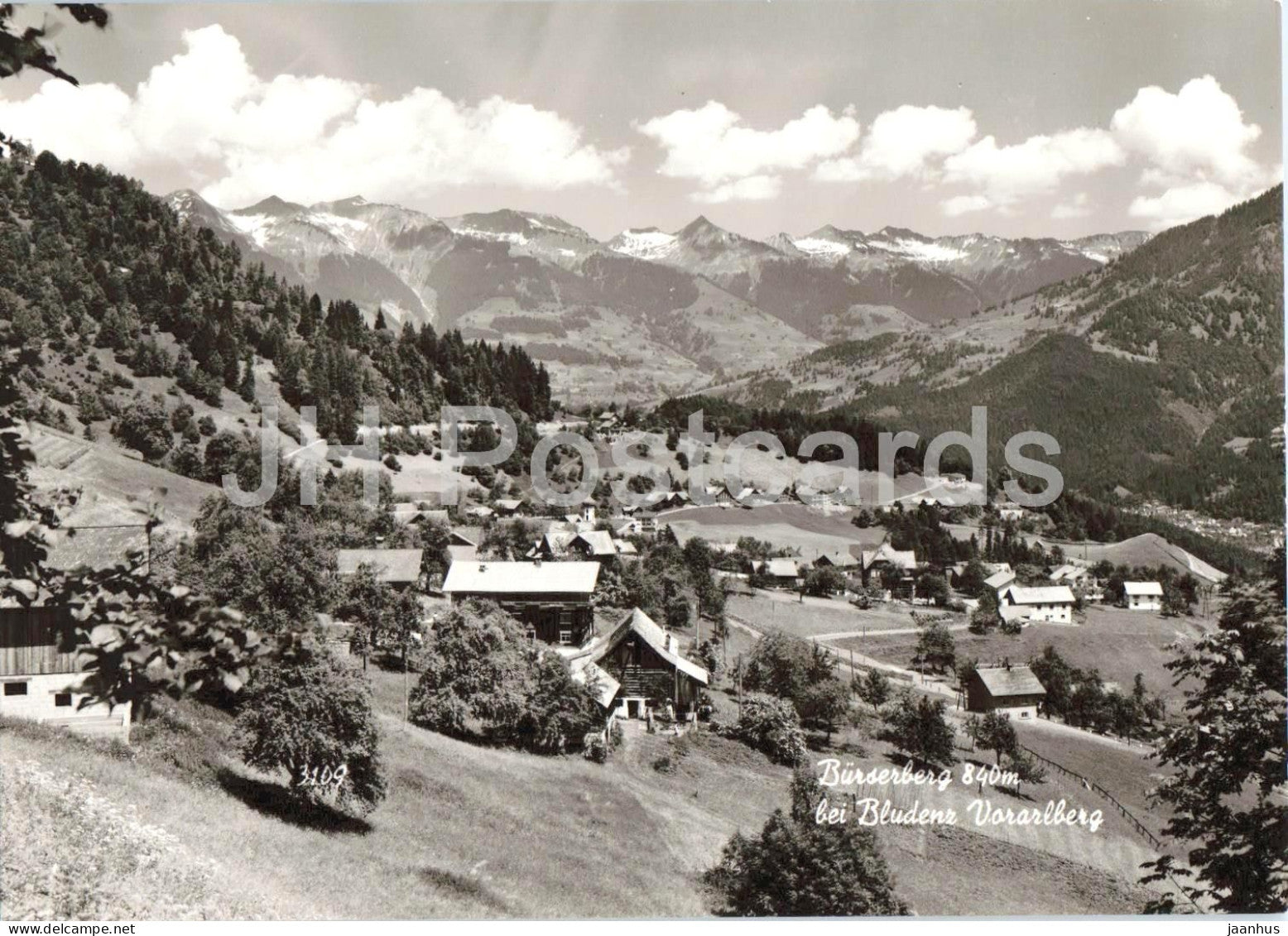 Burserberg 840 m bei Bludenz - Vorarlberg - old postcard - 6893 - Austria - unused - JH Postcards