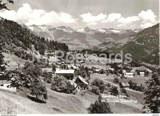 Burserberg 840 m bei Bludenz - Vorarlberg - old postcard - 6893 - Austria - unused - JH Postcards