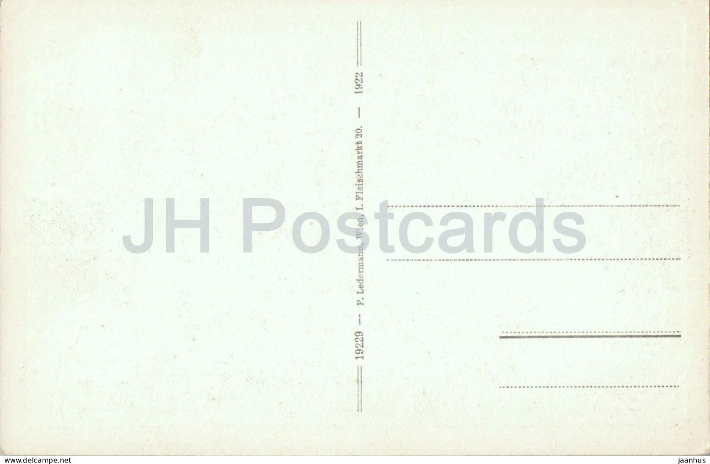 Rax 2009 m - Otto Schutzhaus 1775 m - refuge de montagne sous la neige - 19229 - carte postale ancienne - 1922 - Autriche - non utilisée 