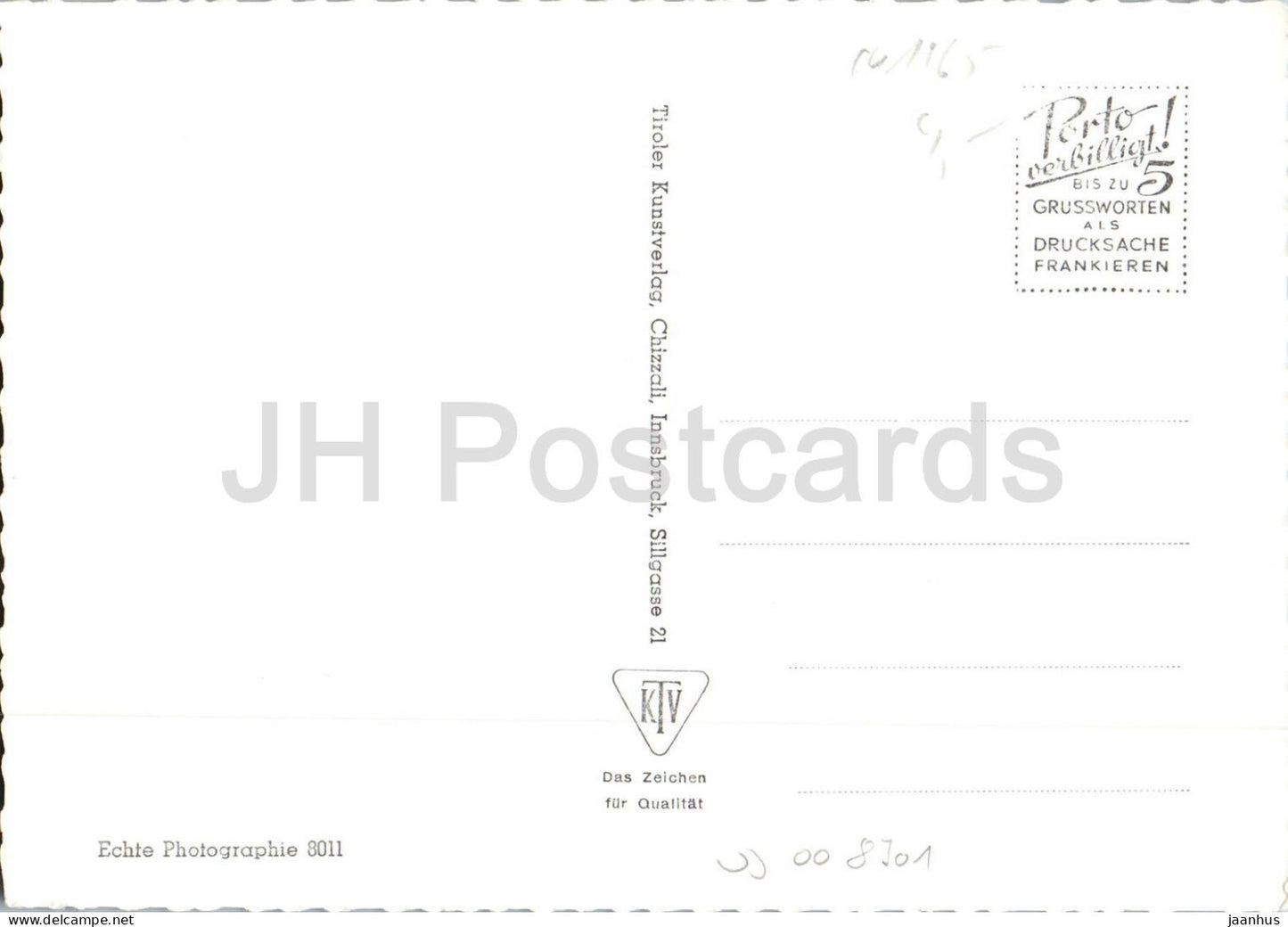 Seefeld in Tirol – Seilbahn – Dorf – Berge – Skigebiet – Multiview – 8011 – alte Postkarte – Österreich – unbenutzt 