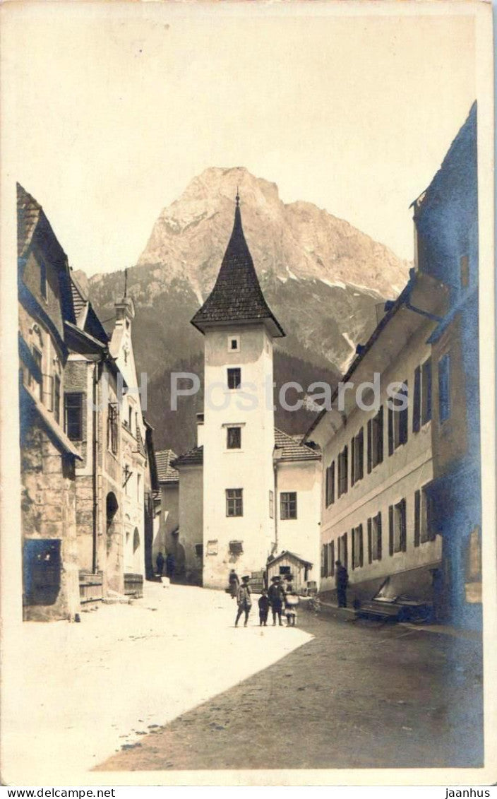 Eisenerz - Pfaffenstein - street - Max Helff - 123911 - photo - old postcard - 1913 - Austria - unused - JH Postcards