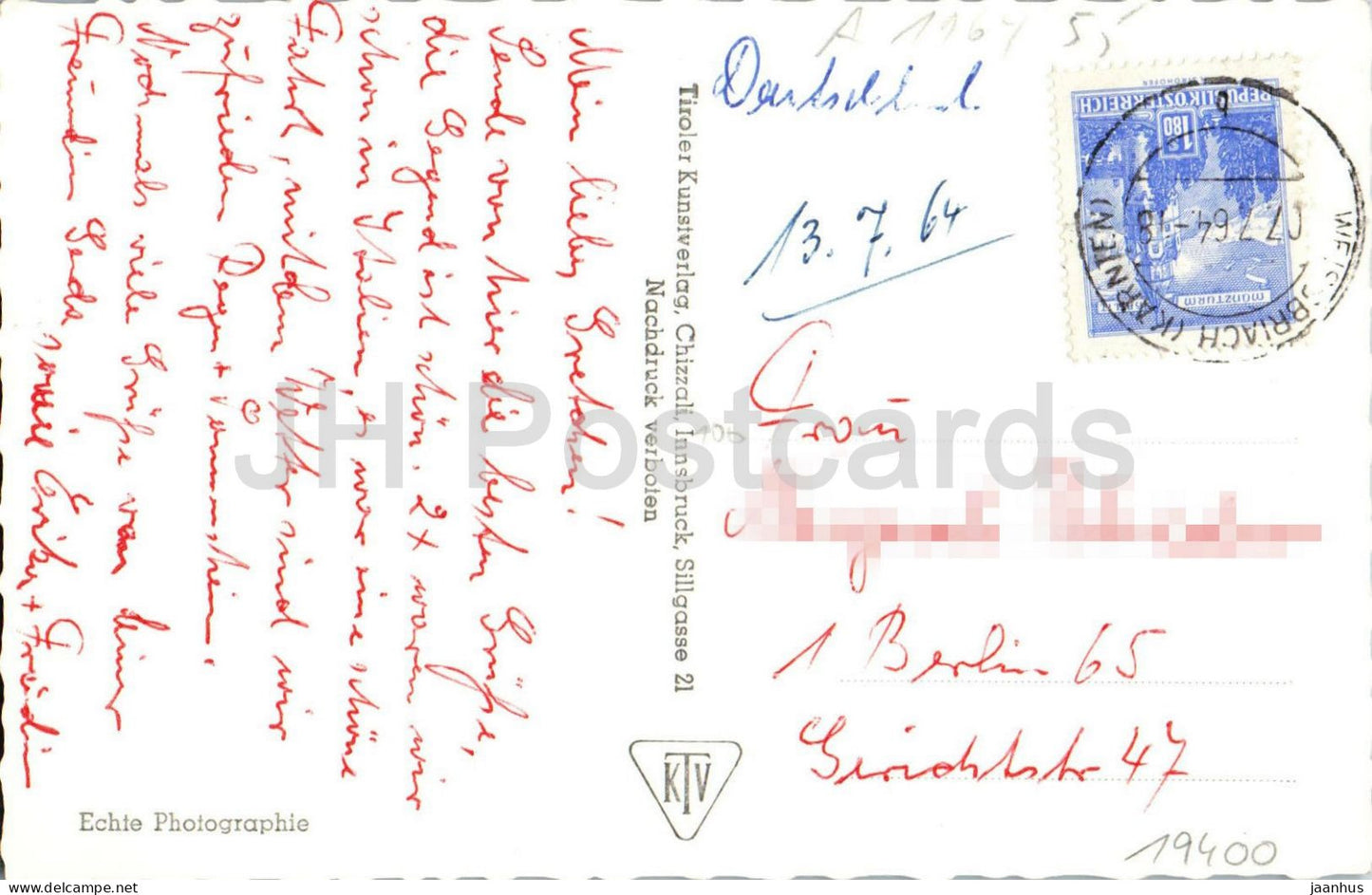 Luftkurort Weissbriach - Kärnten - Schwimmbad Latschenbader - Schwimmbad - 5086 - 1964 - Österreich - gebraucht