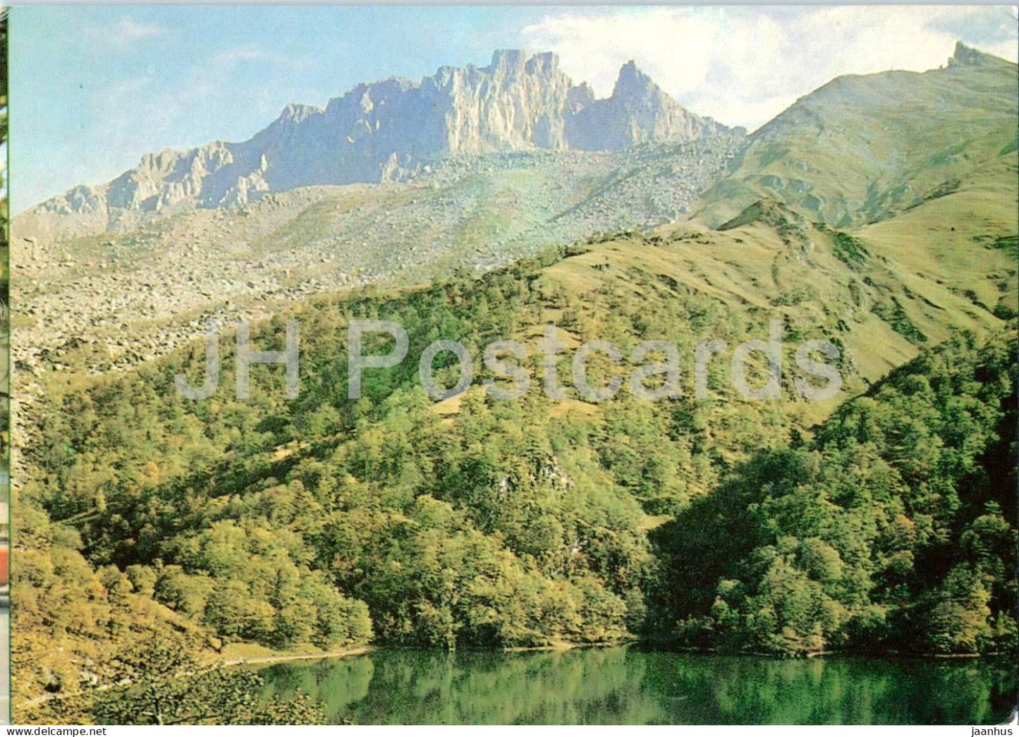 Geigel Nature Reserve - Goygol - mountains - postal stationery - 1984 - Azerbaijan USSR - unused - JH Postcards