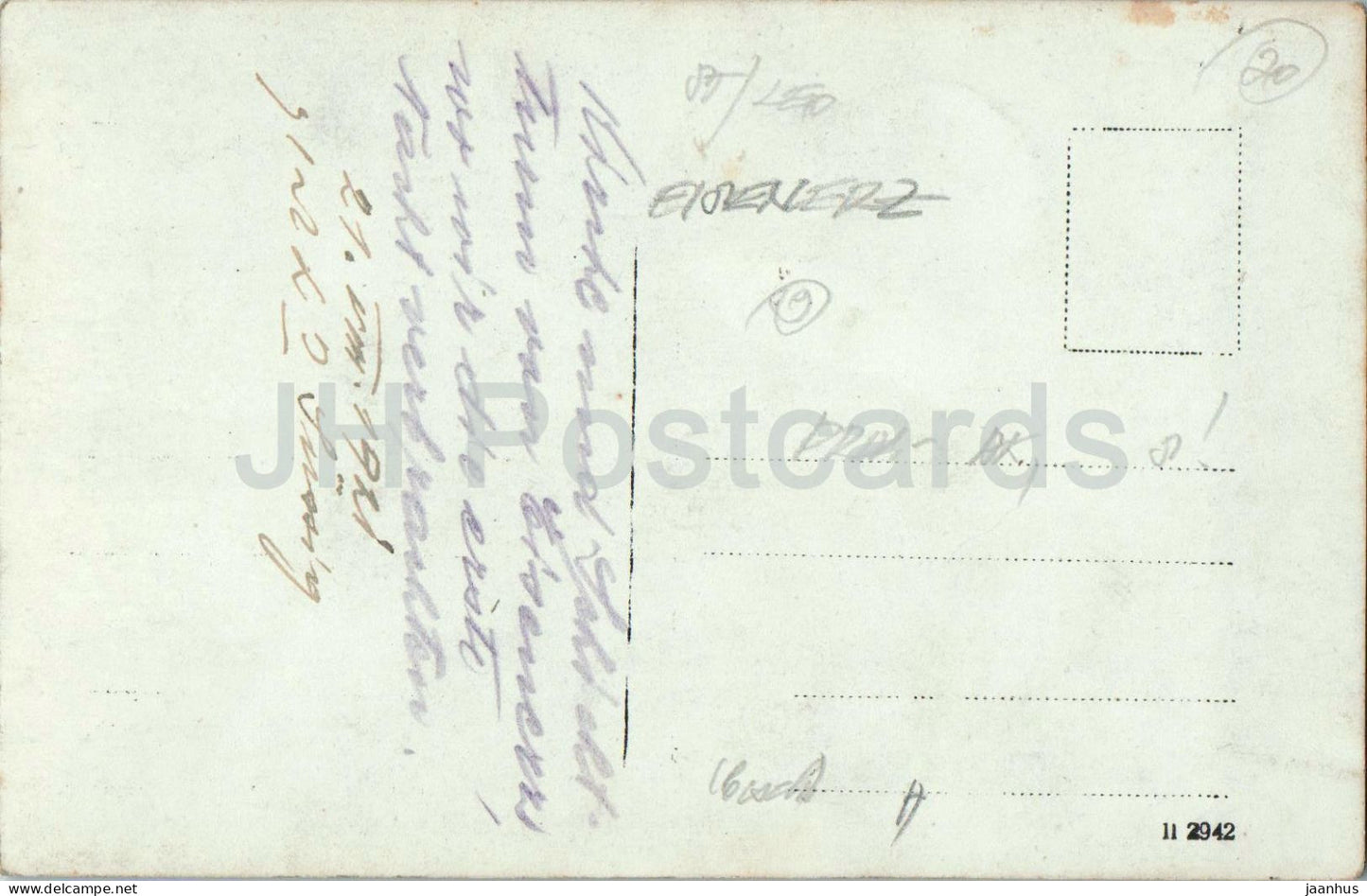 Eisenerz - Pfarrkirche und Schloss - 123911 - photo - carte postale ancienne - 1921 - Autriche - utilisé 