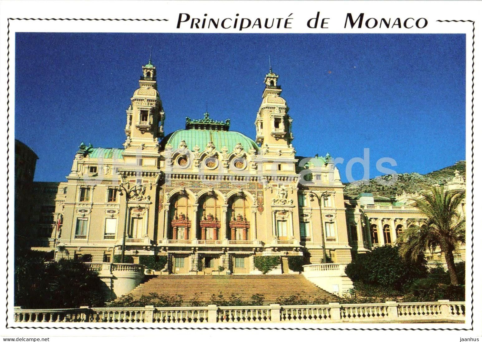 Monaco - Le Casino construit en par Charles Garnier - Principality of Monaco - The Casino - 1986 - Monaco - unused - JH Postcards