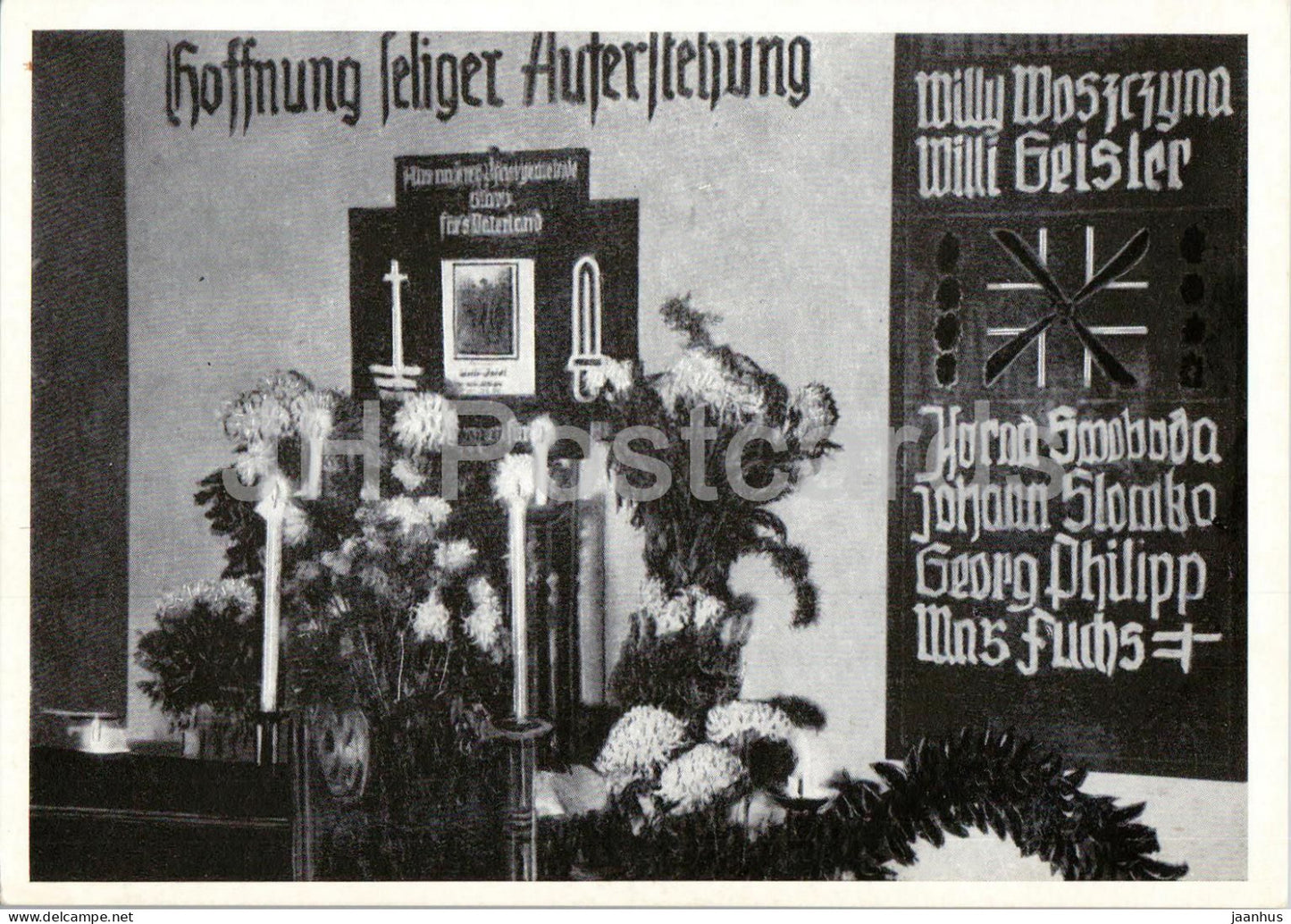Gleiwitz OS - Gefallenkapelle Christus Konig Kirche church Gliwice Schlesien - Silesia - old postcard - Poland - unused - JH Postcards