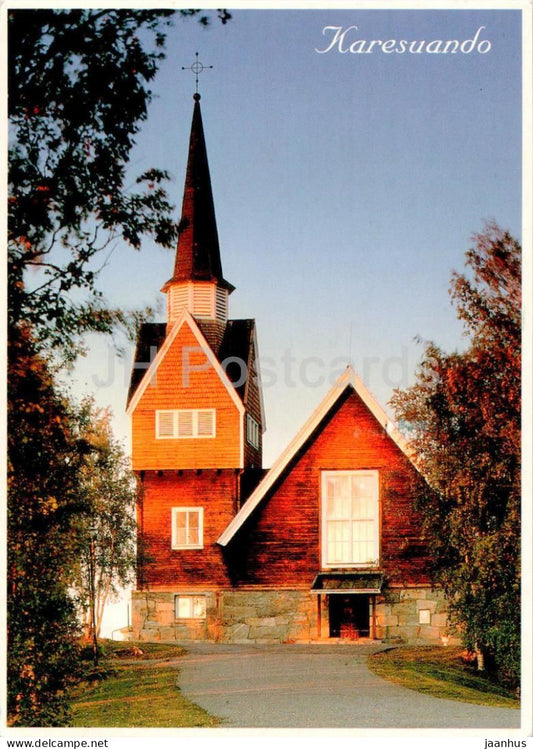 Karesuando Kyrka - Granhult - church - 26199 - 2012 - Sweden - used - JH Postcards