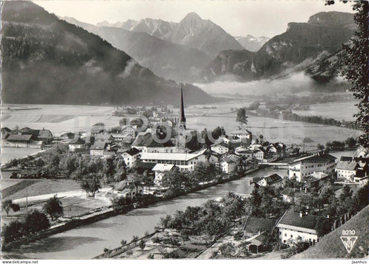 Zell am Ziller 575 m gegen Trisiner und Ingent - Tirol - village - valley - 8230 - old postcard - Austria - unused - JH Postcards
