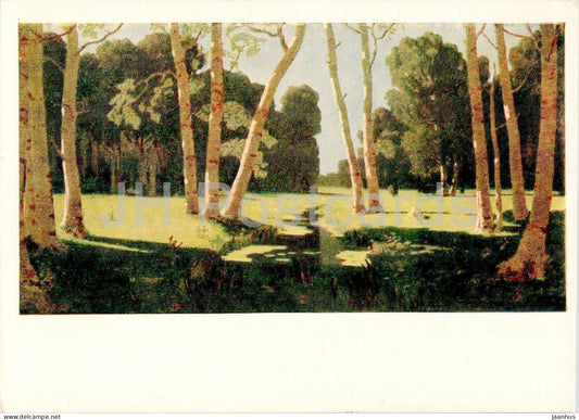 painting by A. Kuindzhi - Birch Grove - Russian art - 1957 - Russia USSR - unused - JH Postcards