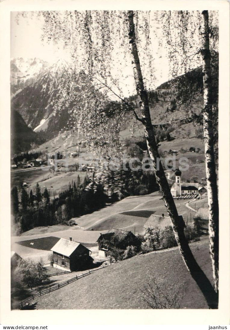 Berghaus Tschengla - Post Bürserberg b. Bludenz Vorarlberg - mountain hut alpine resort old postcard - Austria - unused - JH Postcards