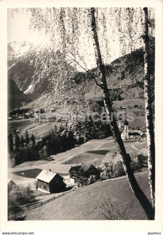 Berghaus Tschengla - Post Bürserberg b. Bludenz Vorarlberg - mountain hut alpine resort old postcard - Austria - unused - JH Postcards