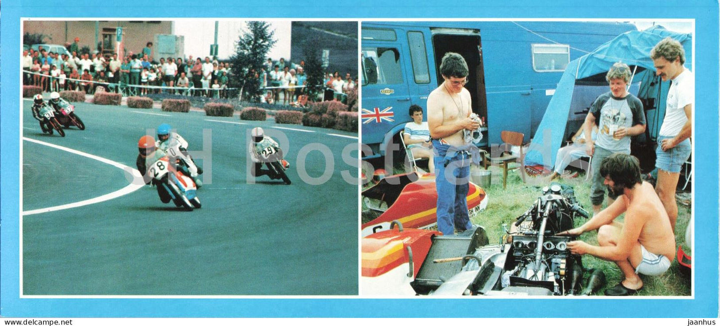 Road Racing II - Street circuit racing - motorbike - racing motorsport - Czech Republic - unused - JH Postcards