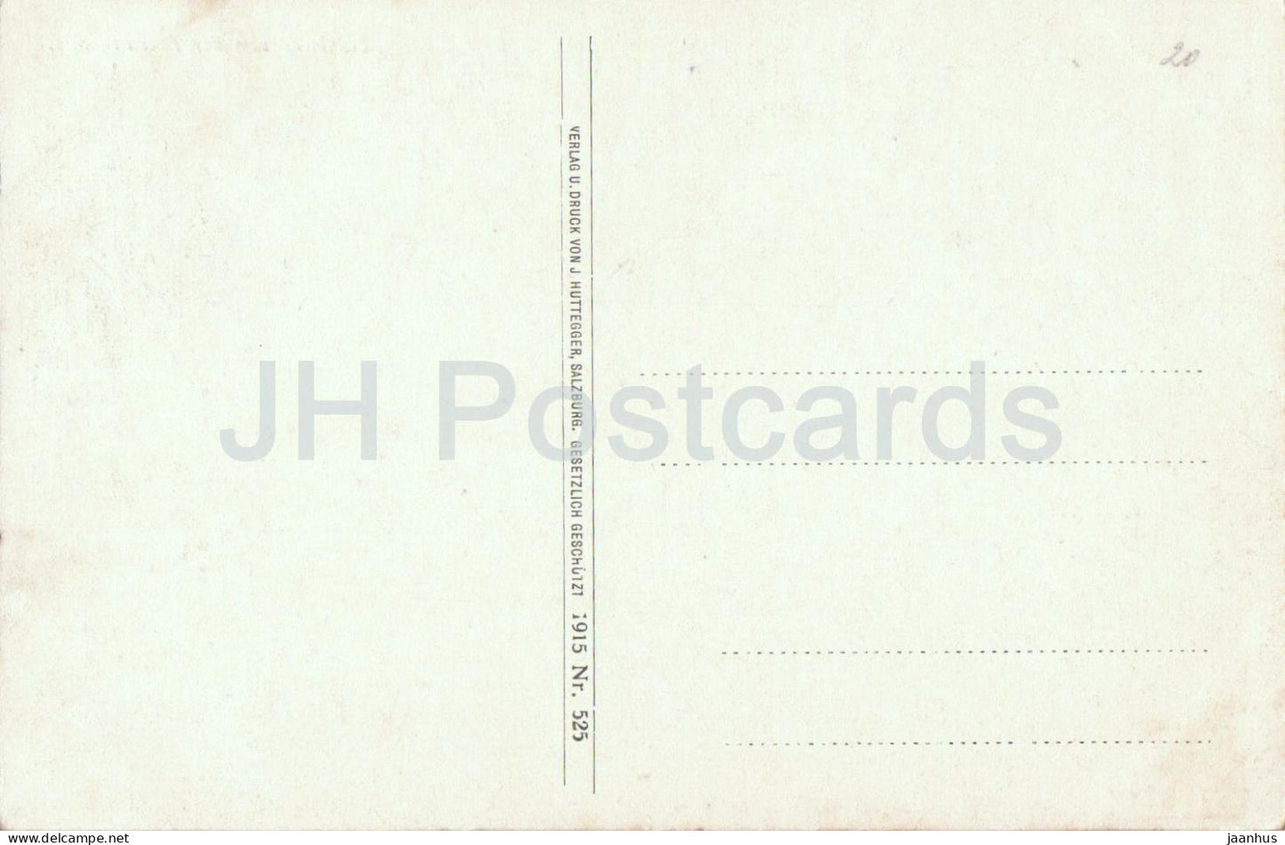 Salzburg von der Festung aus - Nr. 525 - old postcard - 1915 - Austria - unused