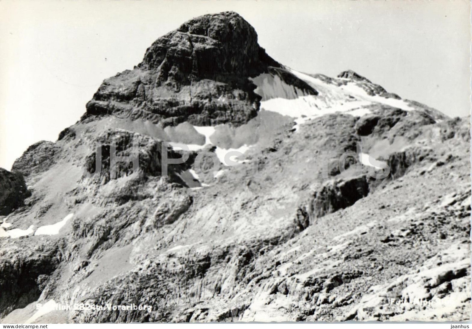 Sulzfluh 2824 m Vorarlberg - mountains - Alps - 1960 - Austria - used - JH Postcards