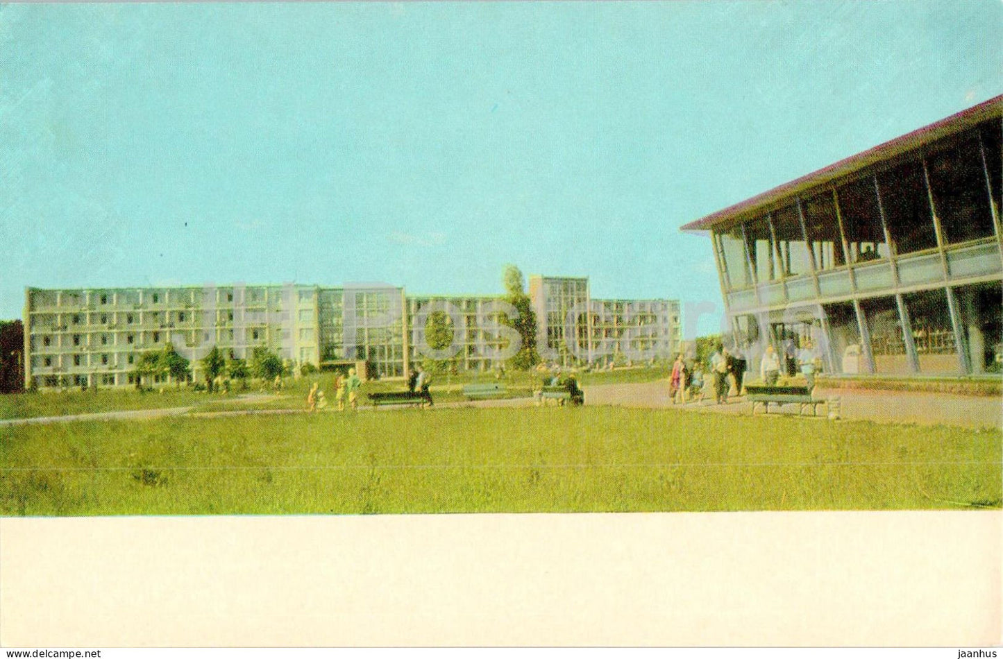 Podmoskovye - Pension Home in Klyazma - Moscow region - 1968 - Russia USSR - unused - JH Postcards
