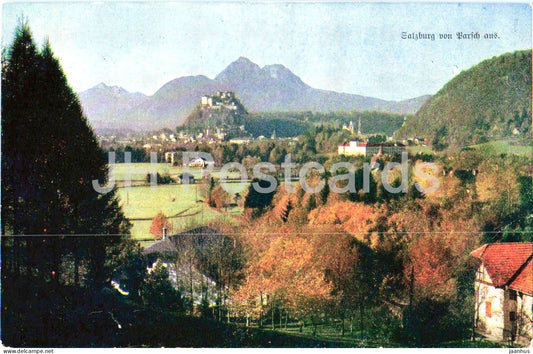 Salzburg von Parsch aus - 515 - old postcard - 1916 - Austria - unused - JH Postcards