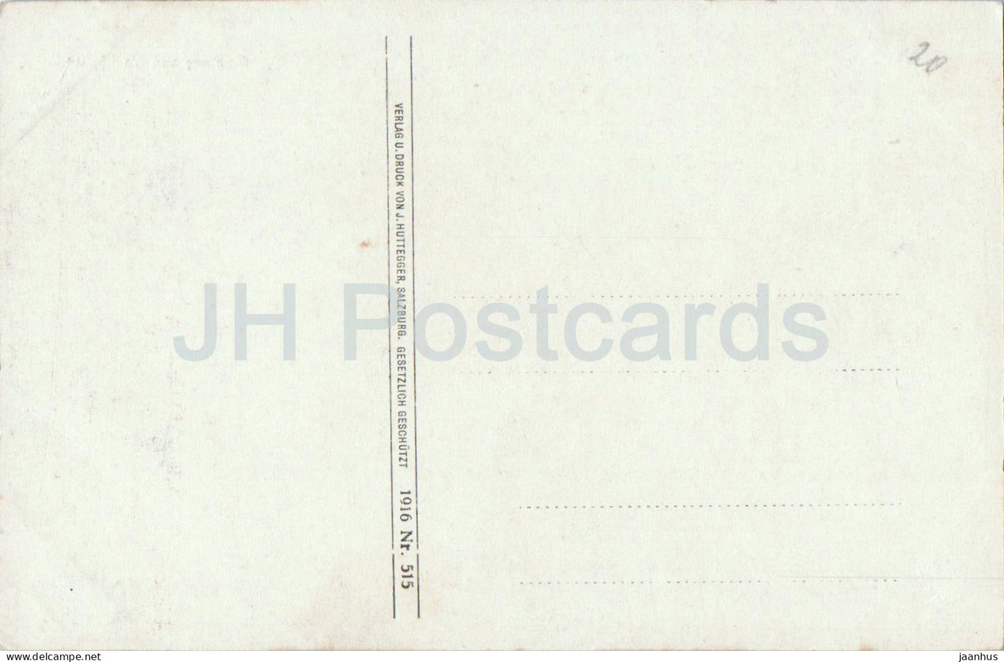 Salzburg von Parsch aus - 515 - old postcard - 1916 - Austria - unused
