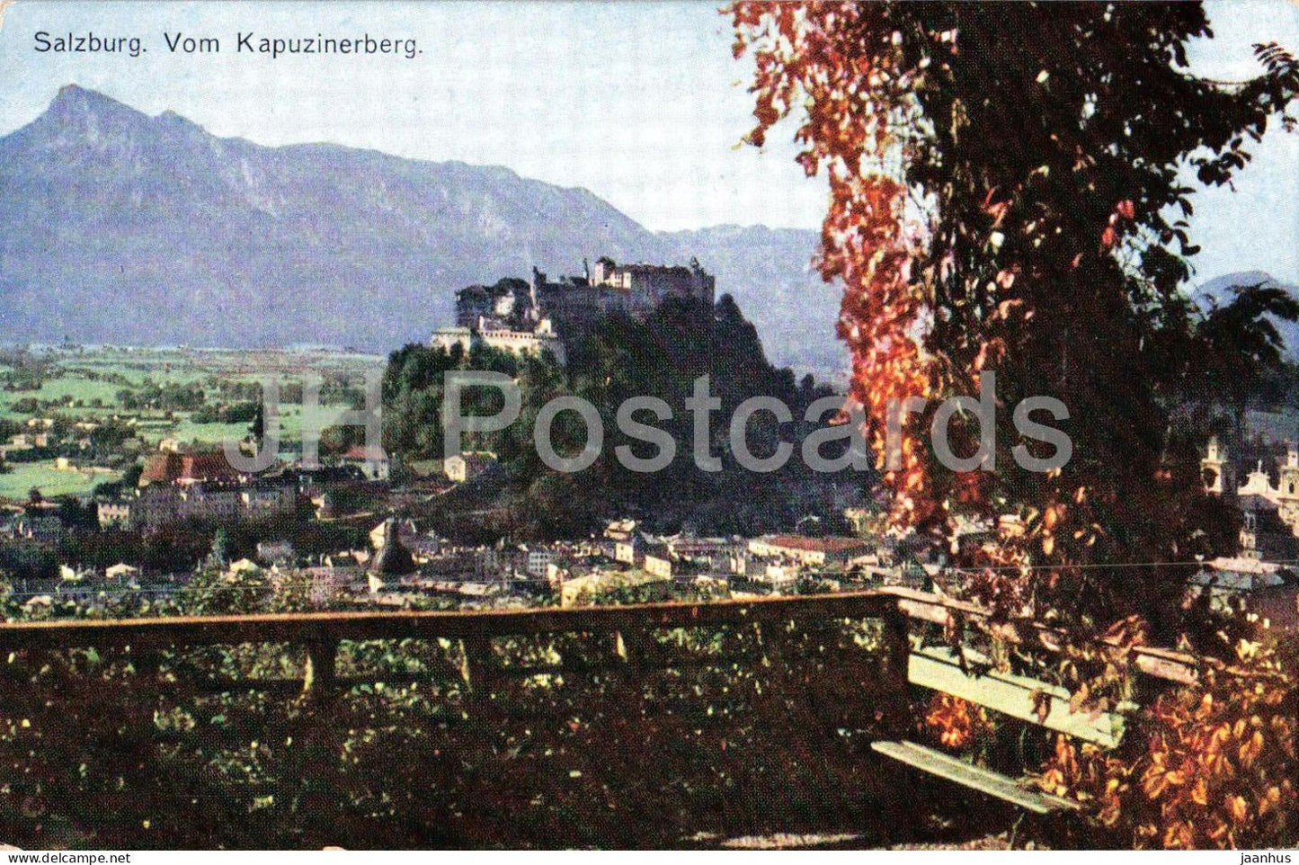 Salzburg - Vom Kapuzinerberg - Nr. 1 - old postcard - Austria - unused - JH Postcards