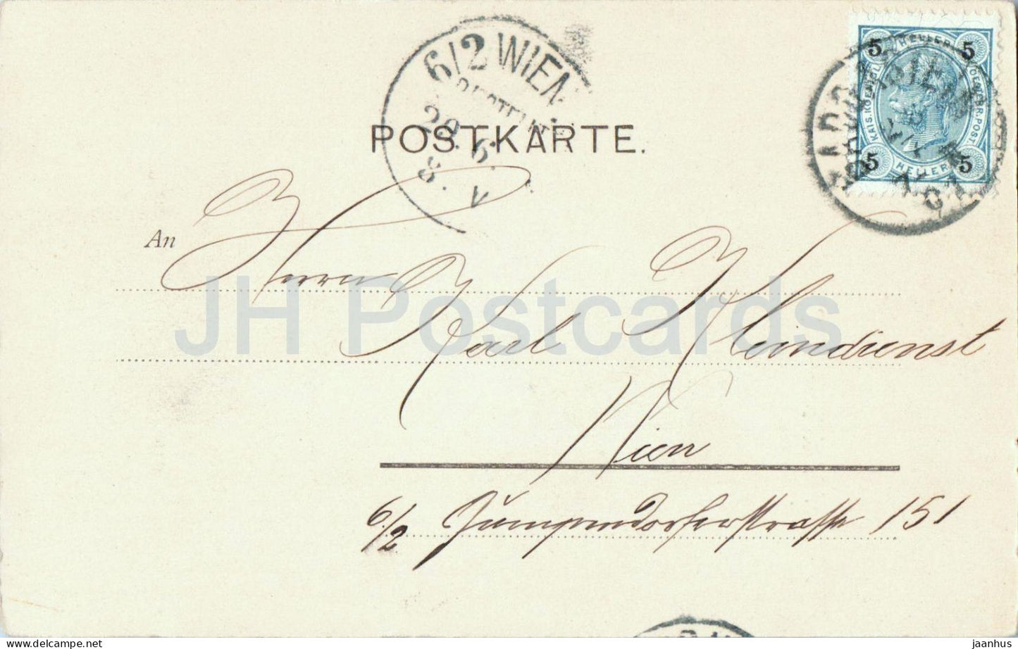 Barenfall bei Gastein - Waterfall - mountains - 312 - old postcard - 1901 - Austria - used