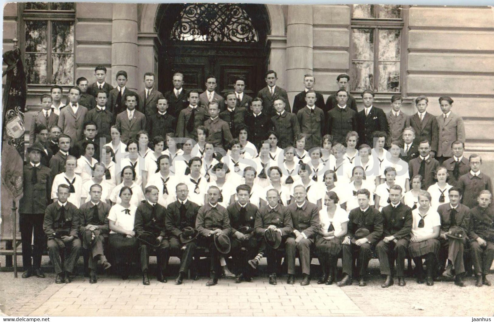 C.D.T.V. Wels - Sommerfest 1928 - Turnverein - Gymnasium - group photo - old postcard - 1928 - Austria - unused - JH Postcards