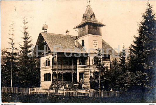 Bad Aussee - Villa Gentiana 1888 - Losslpromenade - 7673 - photo - old postcard - 1923 - Austria - used - JH Postcards