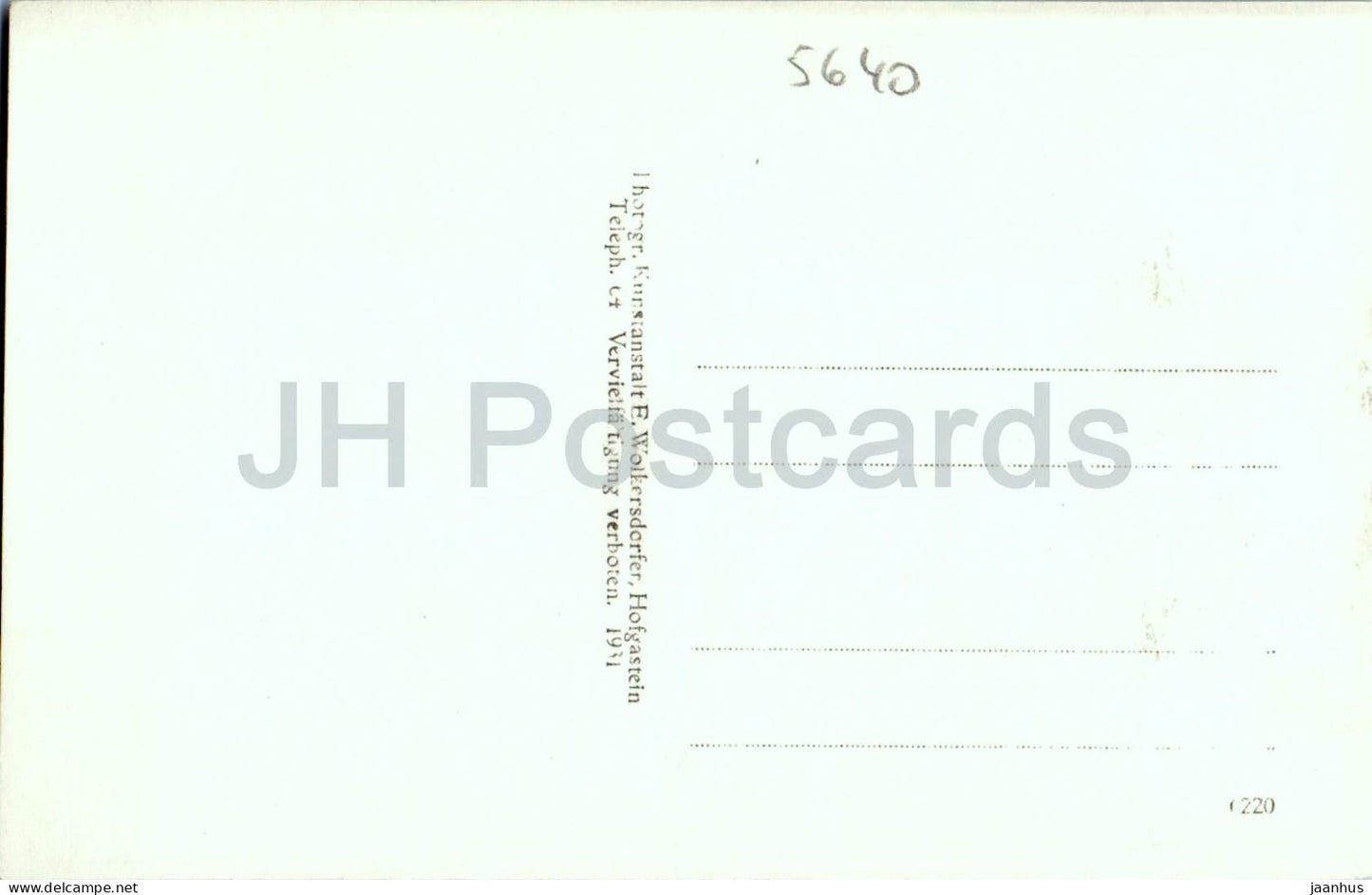 Barenfall - Nassfeld - Waterfall - mountains - 1931 - Austria - unused