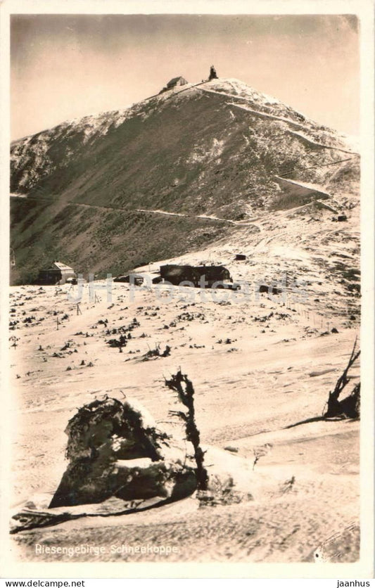 Riesengebirge - Schneekoppe - No. 51 - old postcard - Czech Republic - unused - JH Postcards