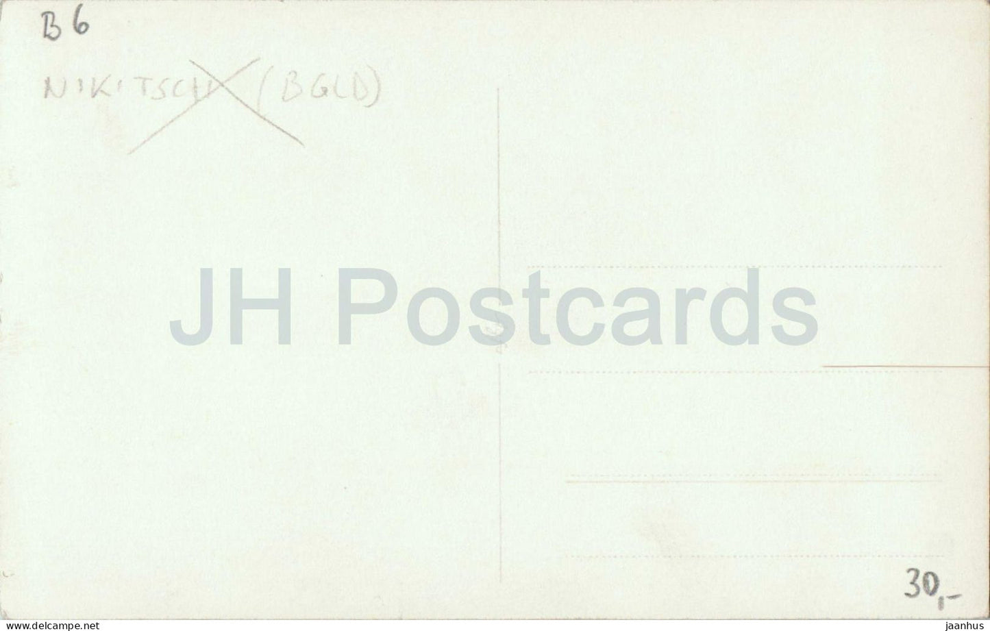 Kirche und Friedhof in Austria Osterreich ? - Church and Cemetery - hilltop view - olpostcard - Austria - unused