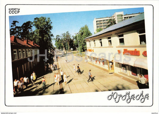 Jurmala - Majori - Jomas Street - 1989 - Latvia USSR - unused - JH Postcards