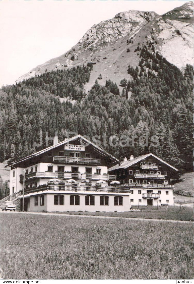 Gasthof Taurer - Kals 1500 m - Osttirol - mit Bretterwand - mountain inn - alpine resort - 22 - 1967 - Austria - used - JH Postcards